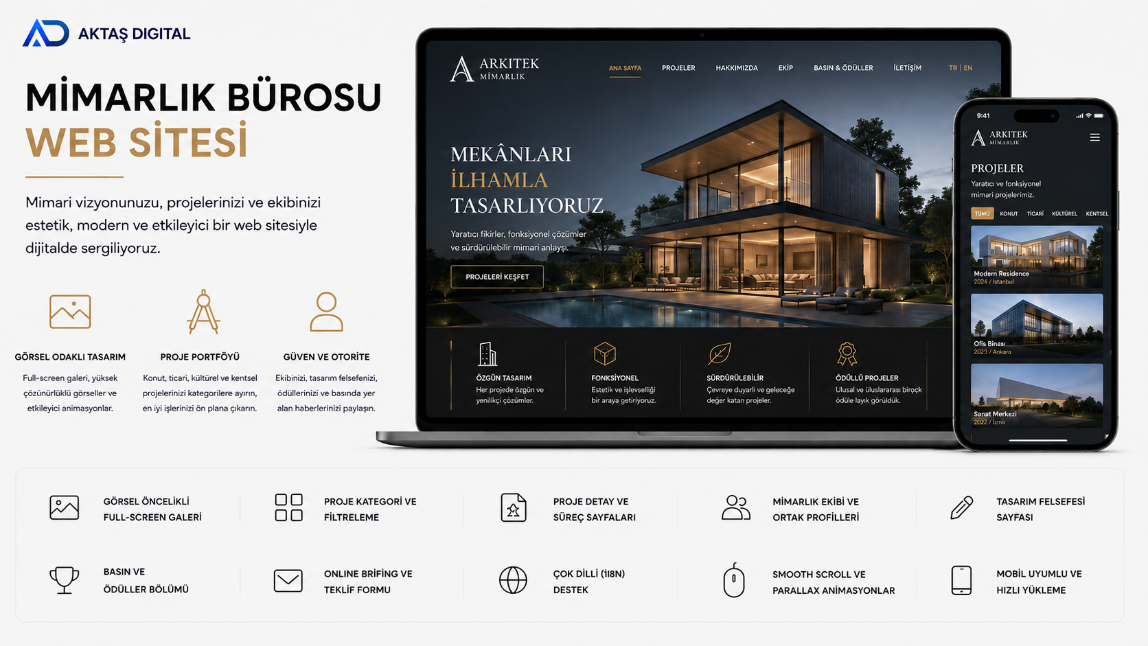 Mimarlık Bürosu Web Sitesi – 1